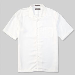 Cream Linen Shirt Sleeve Shirt